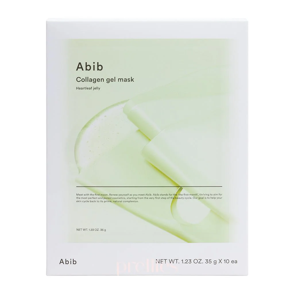 Abib Collagen Gel Mask - Heartleaf Jelly (10 Sheet/Box) - Image 4