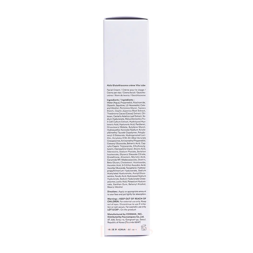 Abib Glutathiosome Creme Vita Tube 75ml - Image 5
