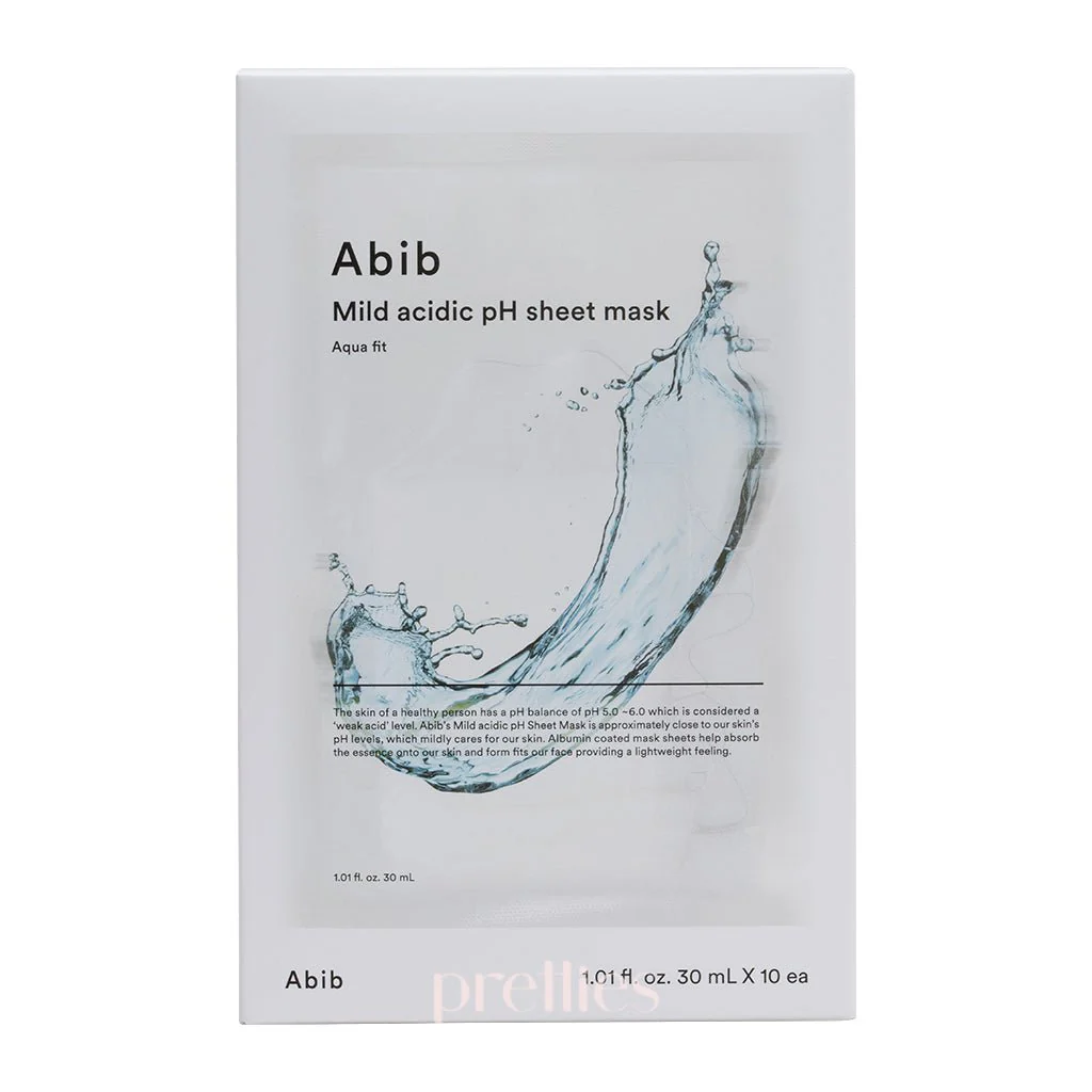 Abib Mild Acidic PH Sheet Mask - Aqua Fit (10 Sheet/Box) - Image 3