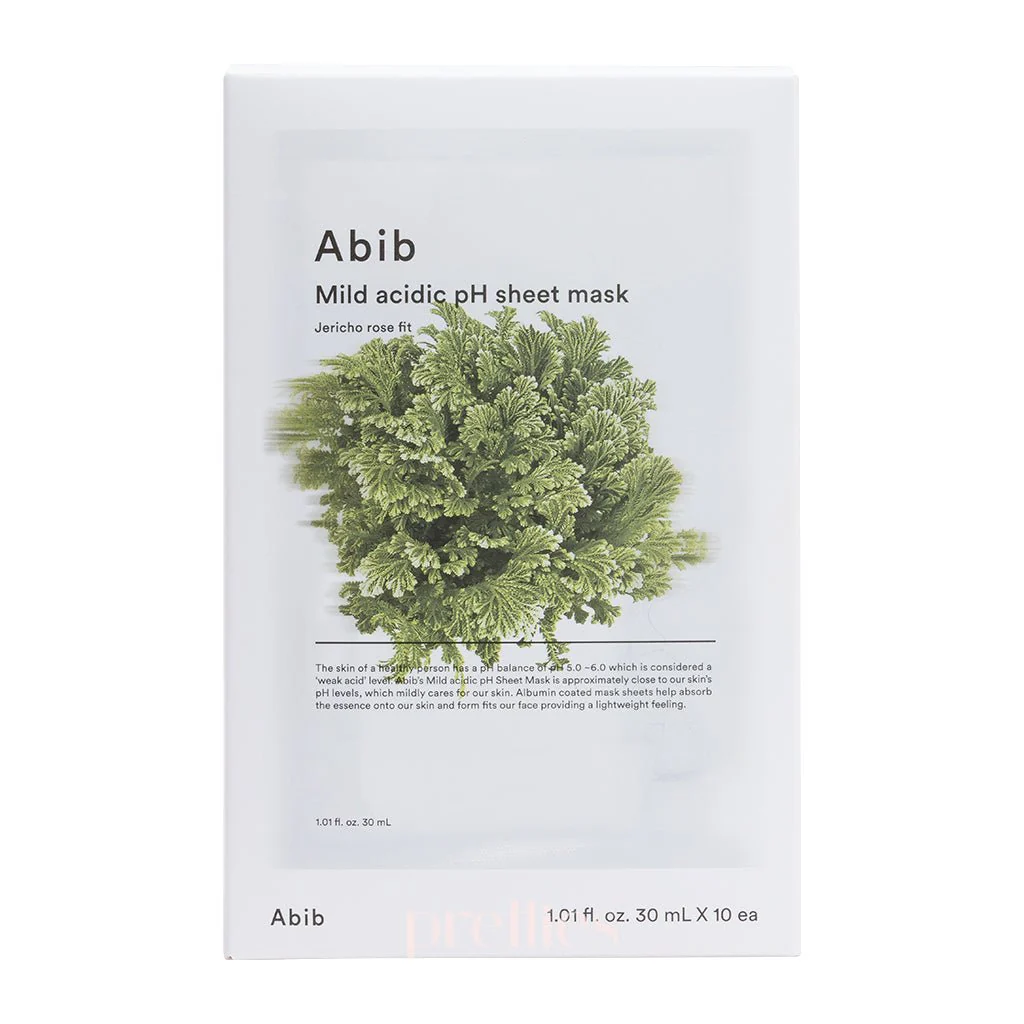 Abib Mild Acidic PH Sheet Mask - Jericho Rose Fit (10 Sheet/Box) - Image 3