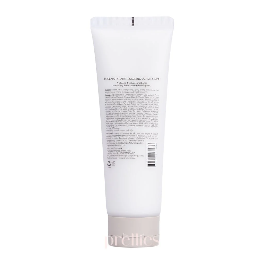 AROMATICA Rosemary Hair Thickening Conditioner 180ml - Image 2