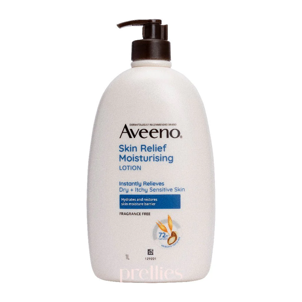 Aveeno Skin Relief Moisturising Lotion 1L (Blue)