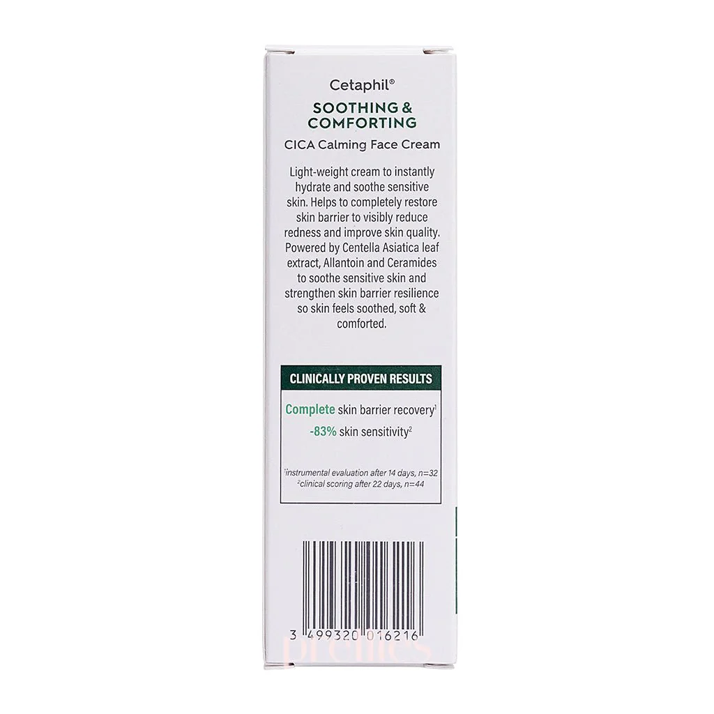 Cetaphil Soothing & Comforting CICA Calming Face Cream 45ml - Image 4