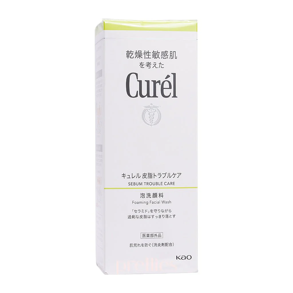 Curel Sebum Care Foaming Wash 150ml (Green)