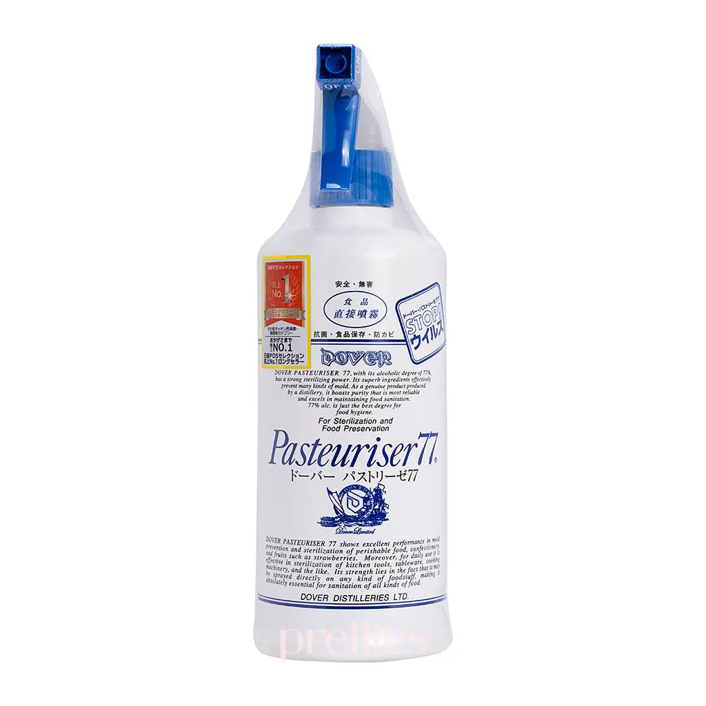 Dover Pasteuriser 77 Alcohol Disinfectant 500ml