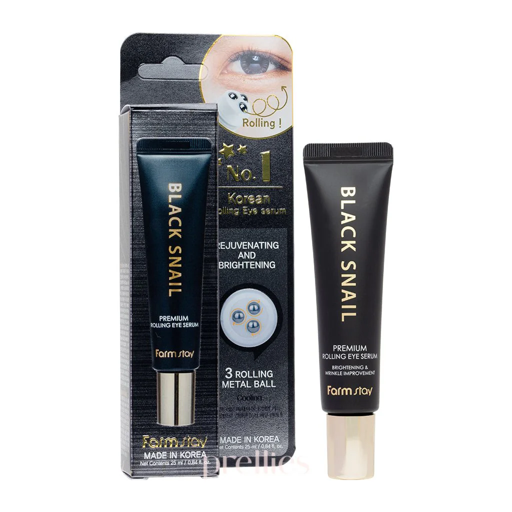 Farmstay Black Snail Premium Rolling Eye Serum 25ml