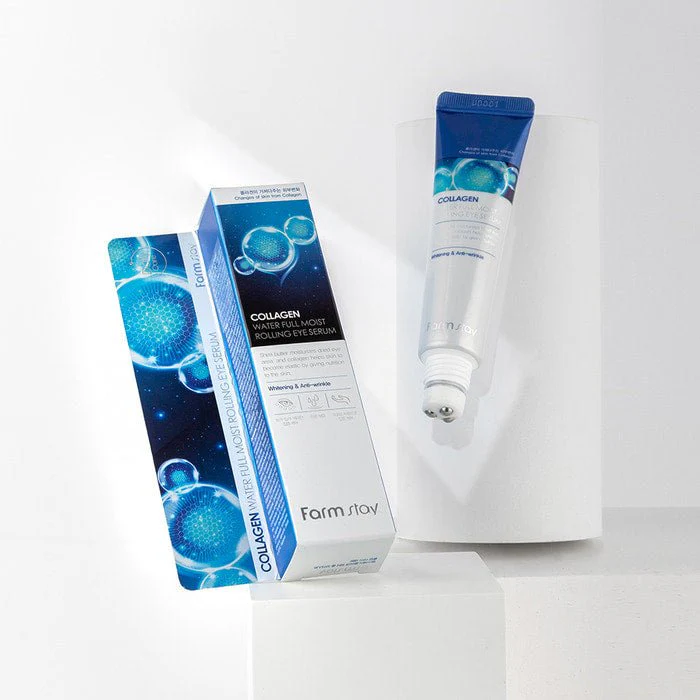 Farmstay Collagen Water Full Moist Rolling Eye Serum 25ml - Image 2