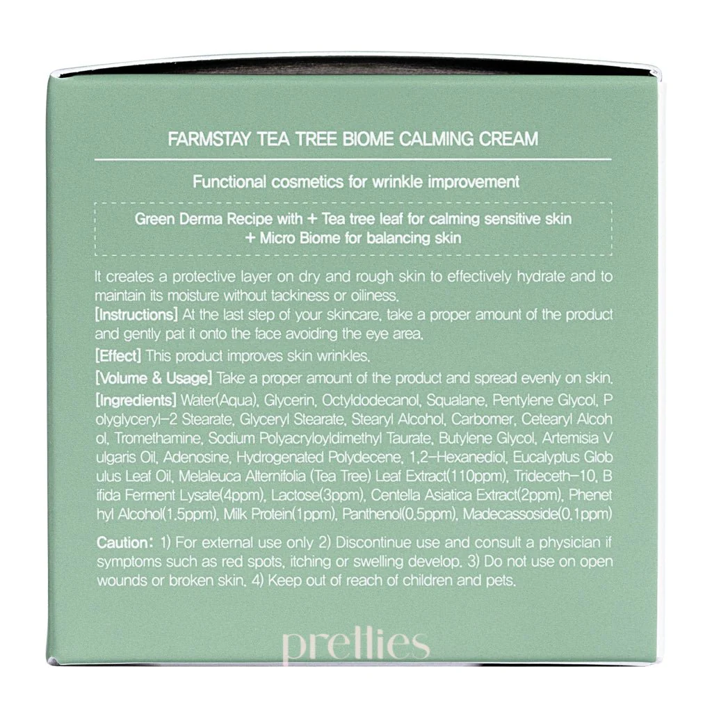 Farmstay Tea Tree Biome Calming Cream 80ml - Image 5