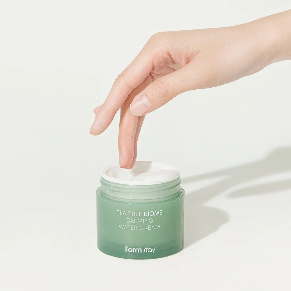 Farmstay Tea Tree Biome Calming Water Cream 80ml - Image 2