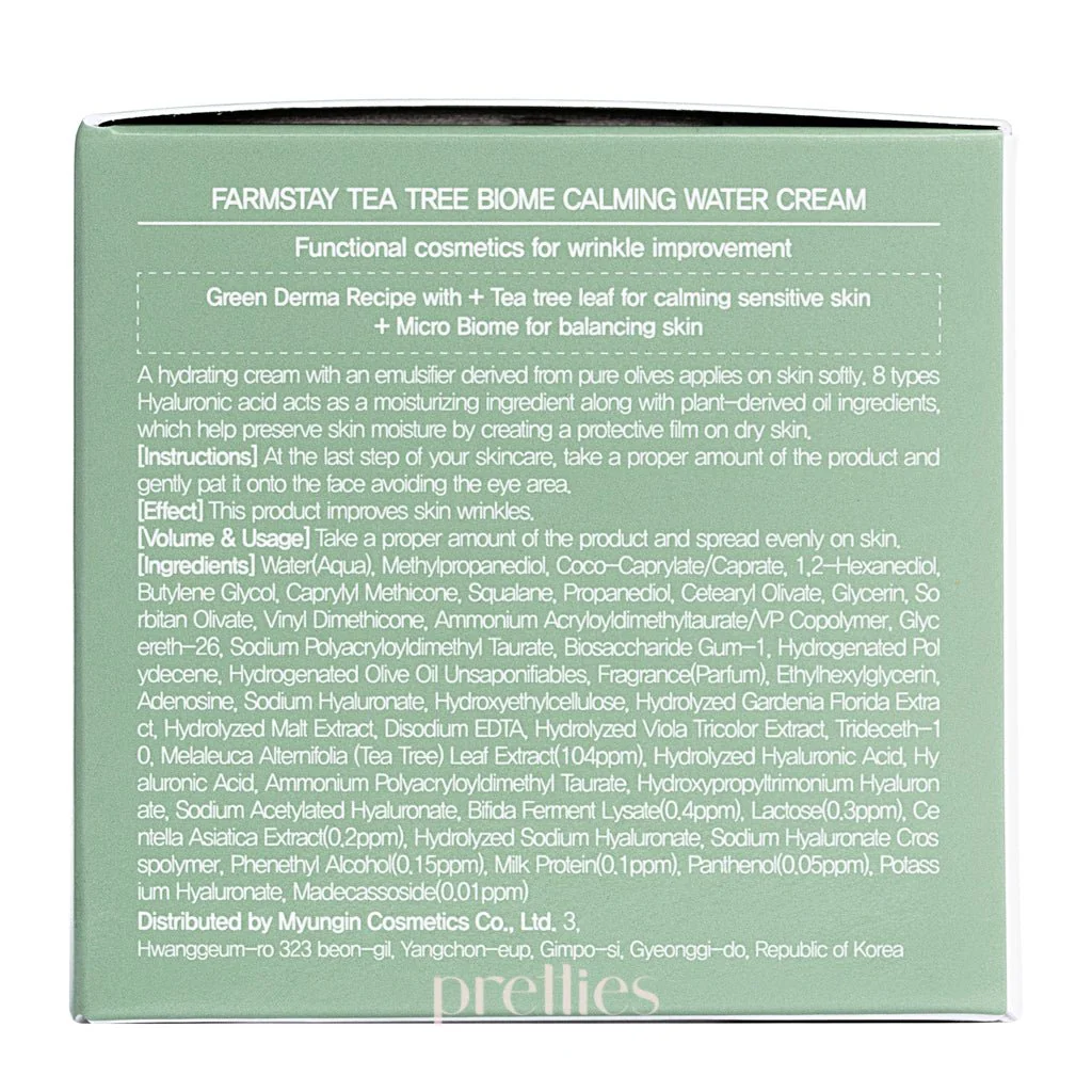 Farmstay Tea Tree Biome Calming Water Cream 80ml - Image 5