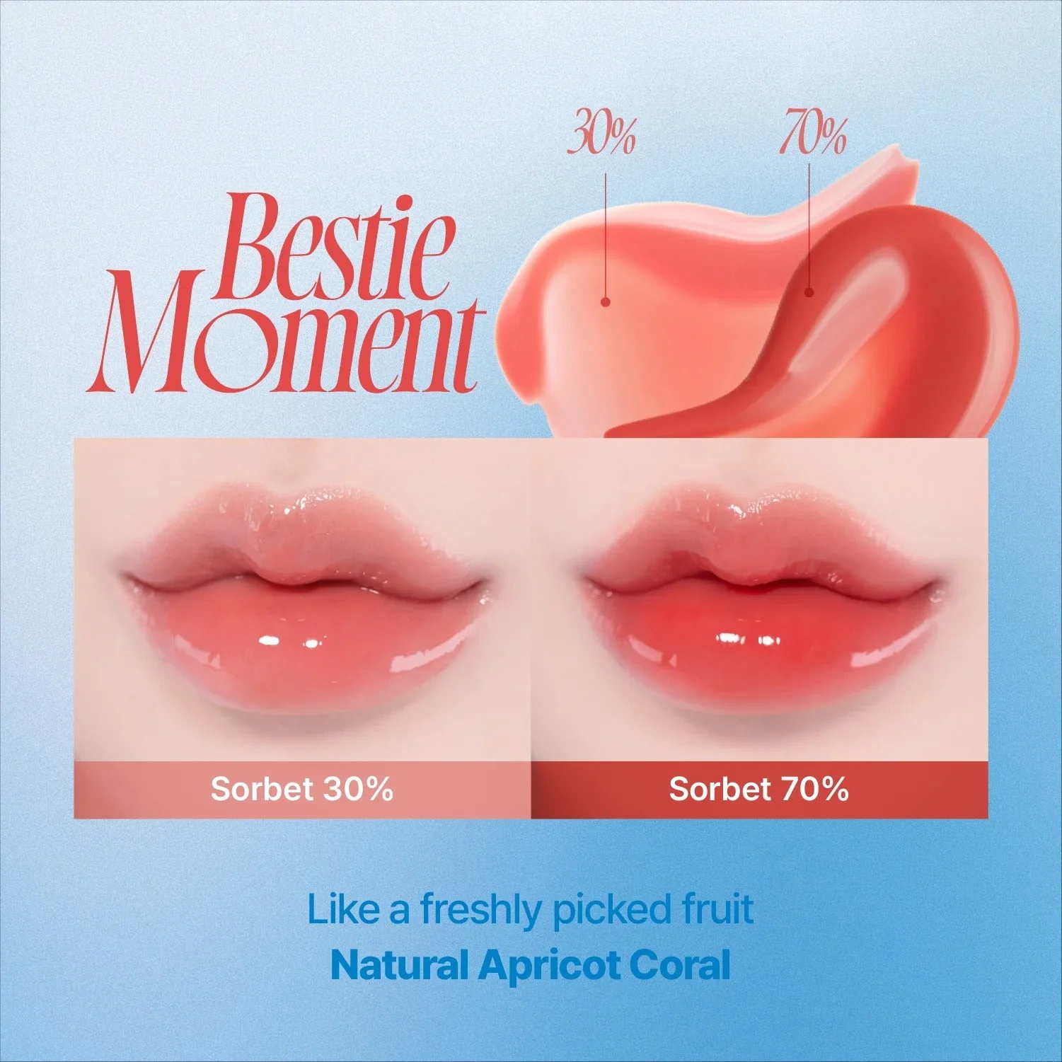 fwee 3D Voluming Gloss 5.3g (02 Coral Sorbet) - Image 2