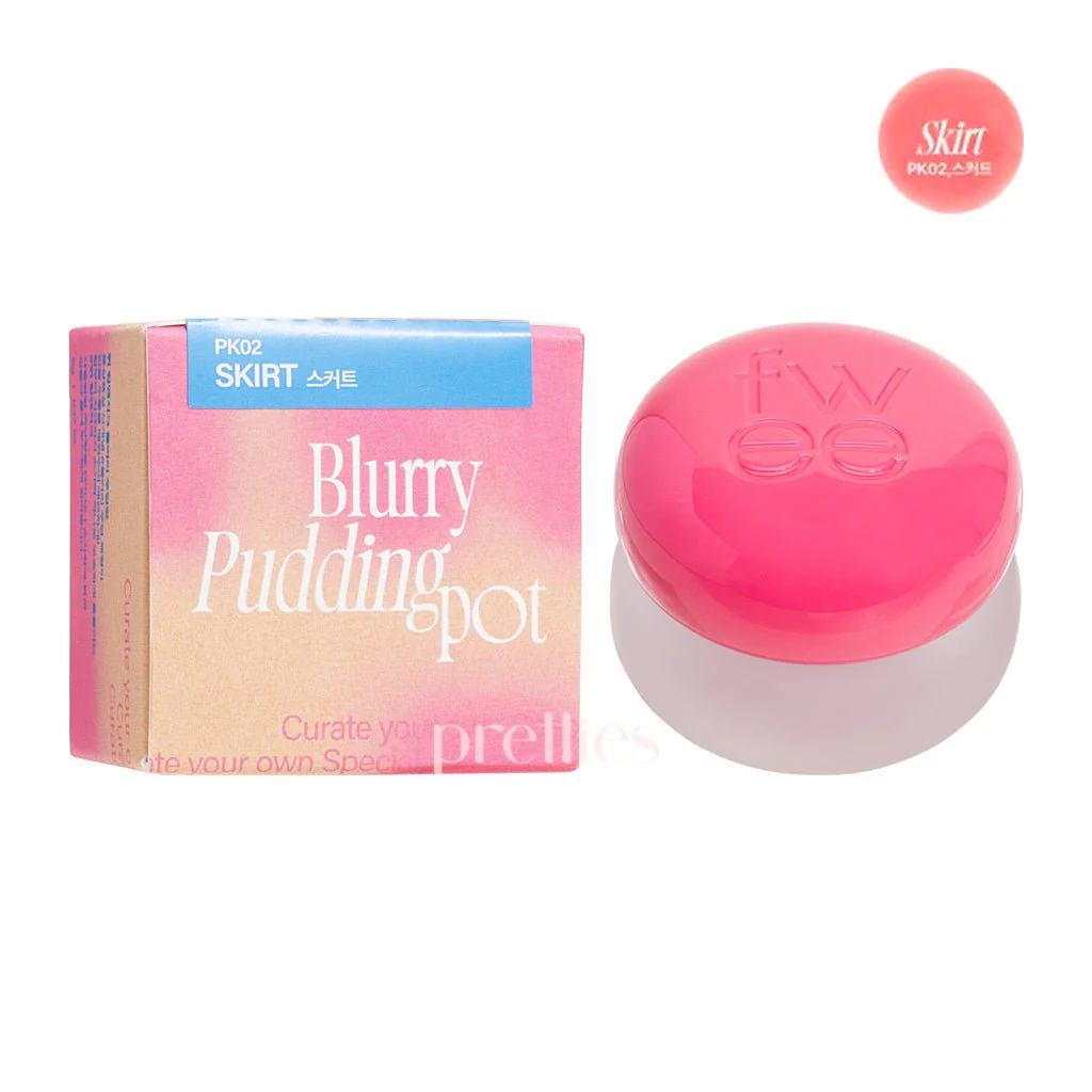 Fwee Lip&Cheek Blurry Pudding Pot 5g (PK02 - Skirt)
