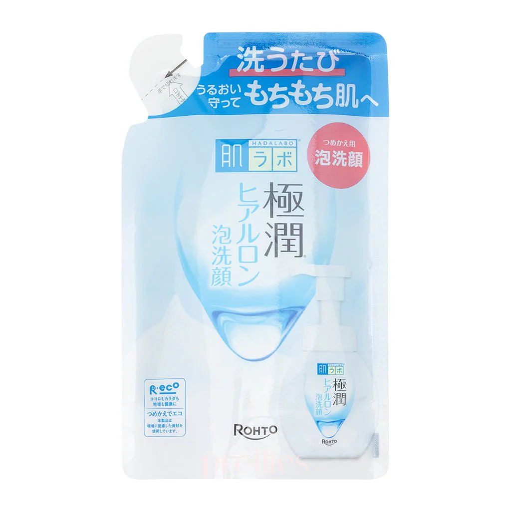 Hada Labo Gokujyun Hyaluronic Acid Foaming Wash (Refill) 140ml (199525)