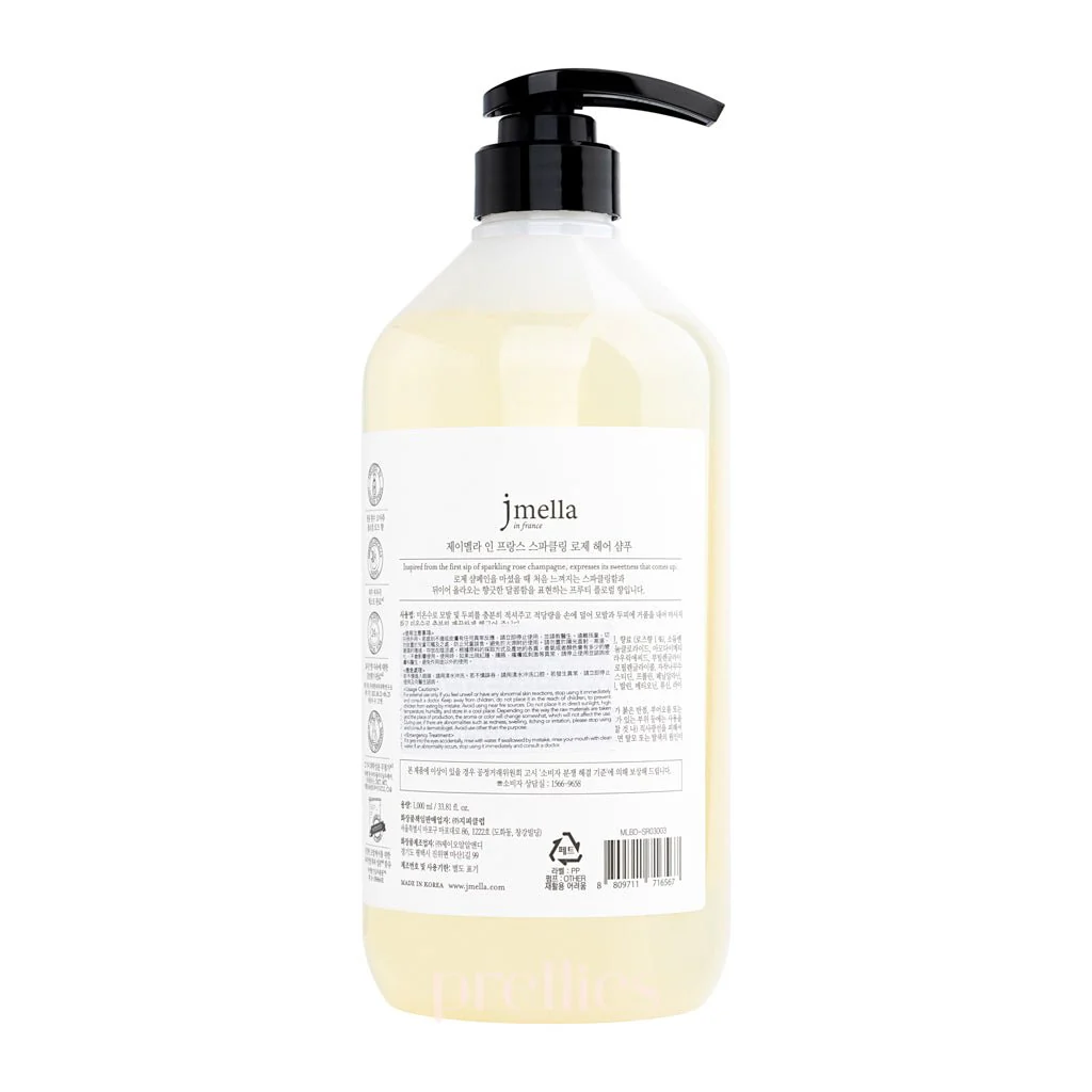 jmella Luxurious Fragrance Hair Shampoo - 05 Sparkling Rose 1000ml - Image 2