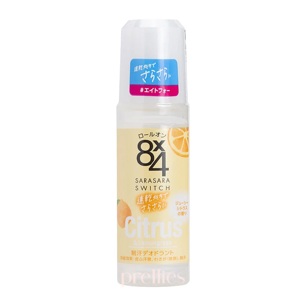 KAO 8x4 Deodorant Roll-On (Citrus & Lemongrass - Orange) 45ml