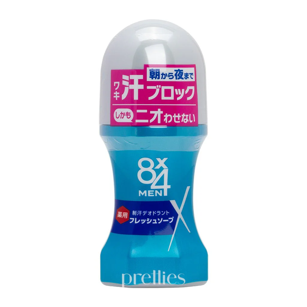 KAO 8x4 Men Deodorant Roll-On (Fresh Soap) 60ml