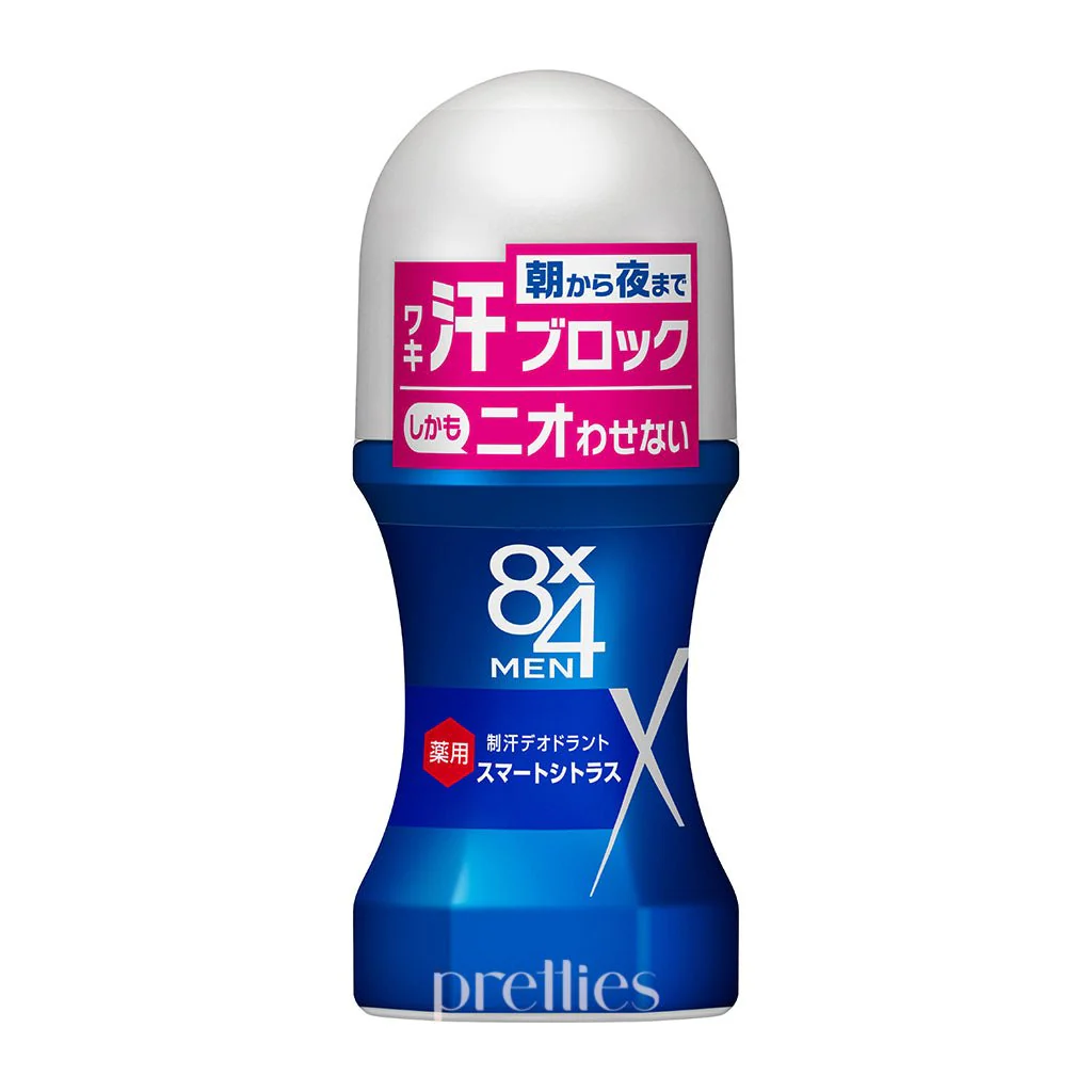 KAO 8x4 Men Deodorant Roll-On (Smart Citrus) 60ml