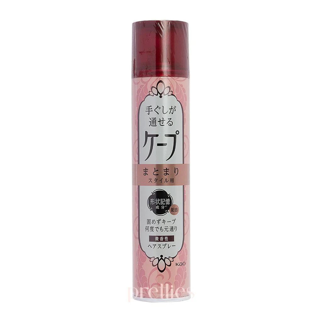 Kao Cape Natural Memory Styling Hair Spray (Smooth)(Slight Perfume) 140g (Red)