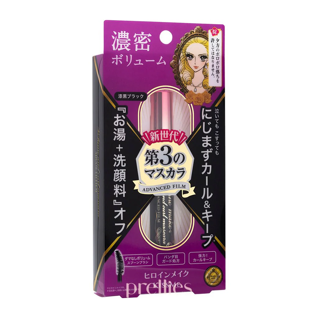 Kiss me Heroine Make Volume & Curl Mascara Advanced Film (Black) 6g (036986)