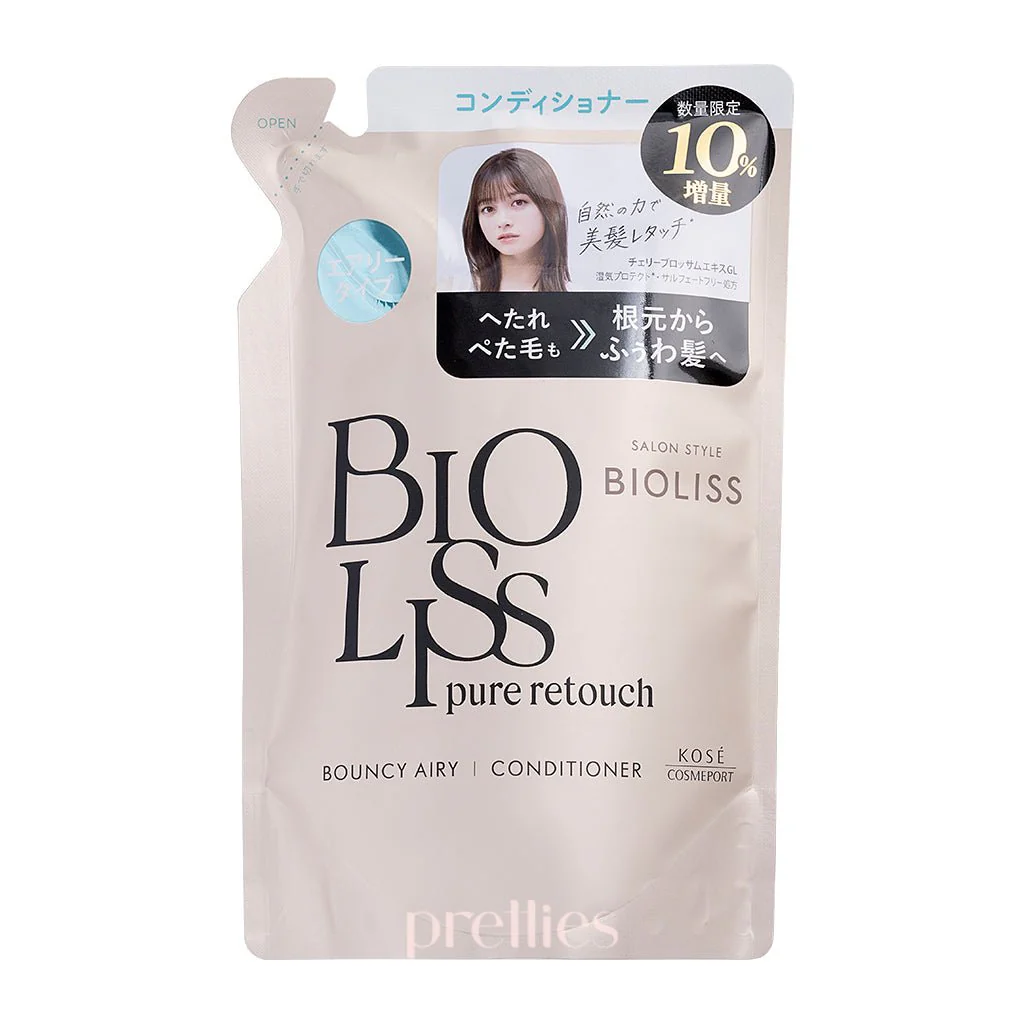 KOSE Bioliss Pure Retouch Bouncy Airy Conditioner (Refill) 374ml