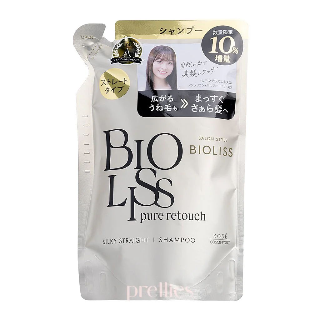 KOSE Bioliss Pure Retouch Silky Straight Shampoo (Refill) 340ml
