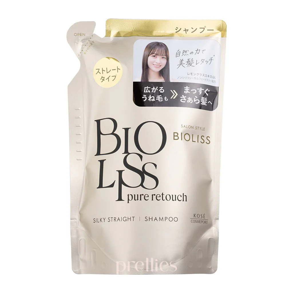 KOSE Bioliss Pure Retouch Silky Straight Shampoo (Refill) 340ml - Image 3