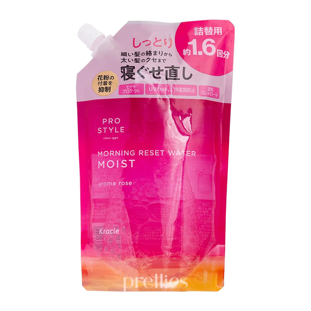 Kracie Prostyle Morning Reset Water (Refill) 450ml (Moist - Aroma Rose Scent)