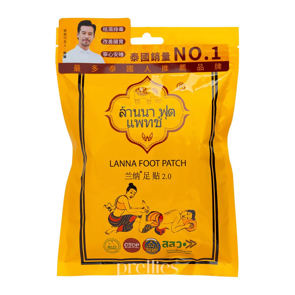 LANNA Detoxification Foot Patch 10pcs x6packs - Image 2
