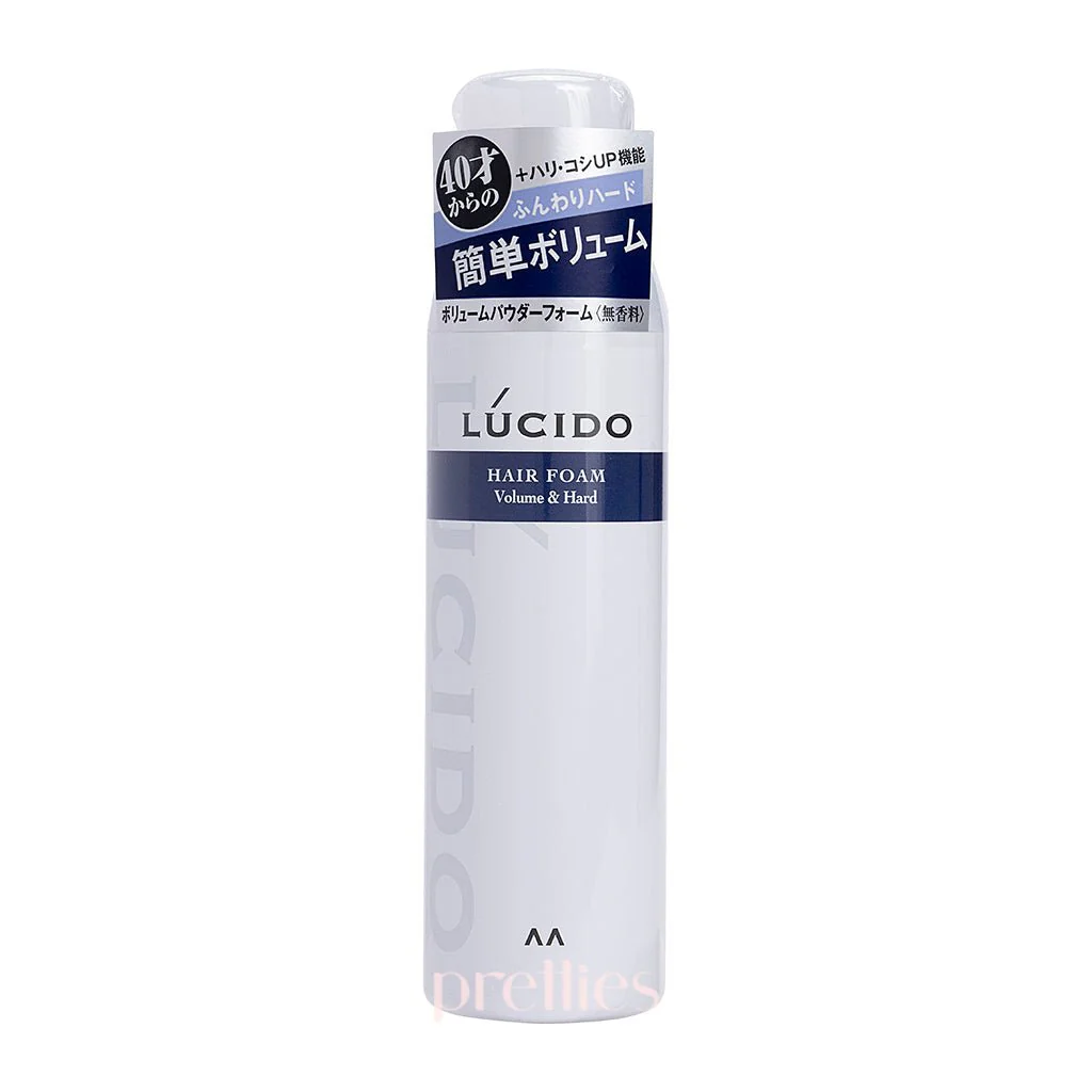 Mandom Lucido Hair Foam 185g (Volume & Hard)