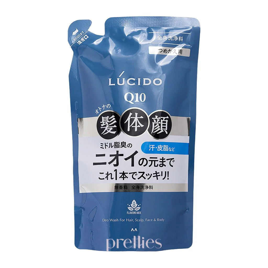 Mandom Lucido Whole Body Deodorant Body Wash (Refill) 380ml