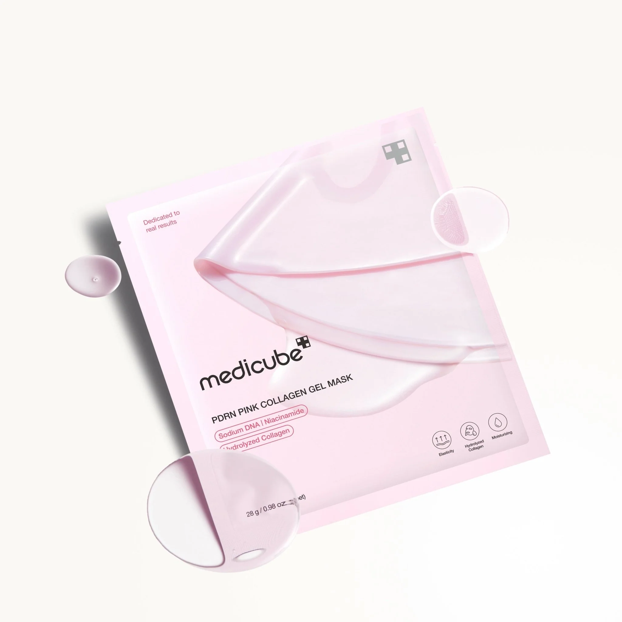 Medicube PDRN Pink Collagen Gel Mask x3pc - Image 2