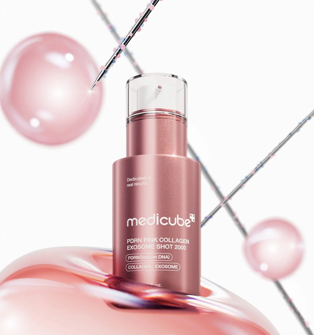 Medicube PDRN Pink Exosome Shot Serum 2000 30ml - Image 2