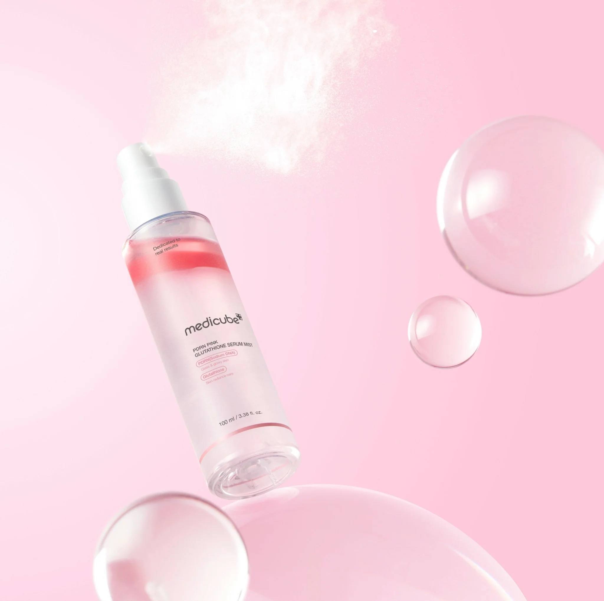 Medicube PDRN Pink Glutathione Serum Mist 100ml - Image 2