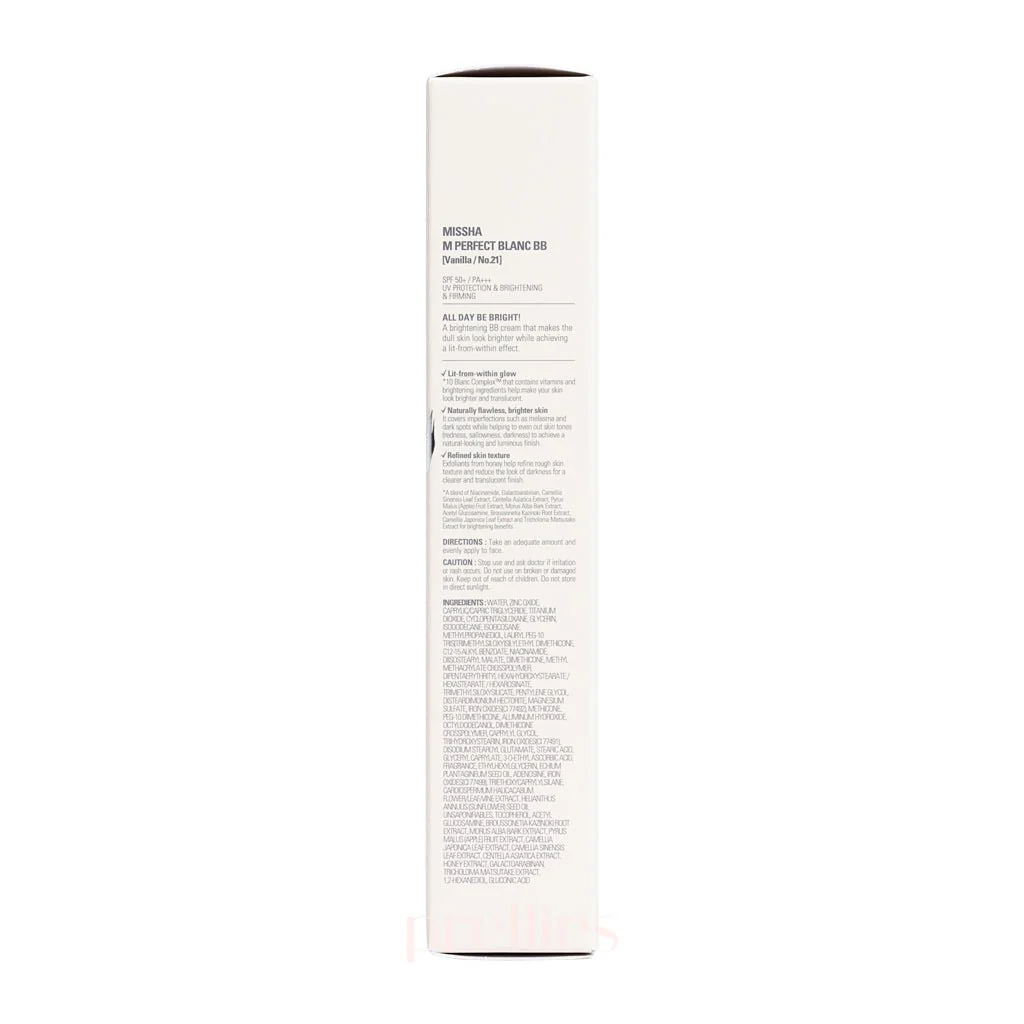 Missha M Perfect Blanc BB Cream SPF50+ PA+++ 40ml (No.21 Vanilla) - Image 3