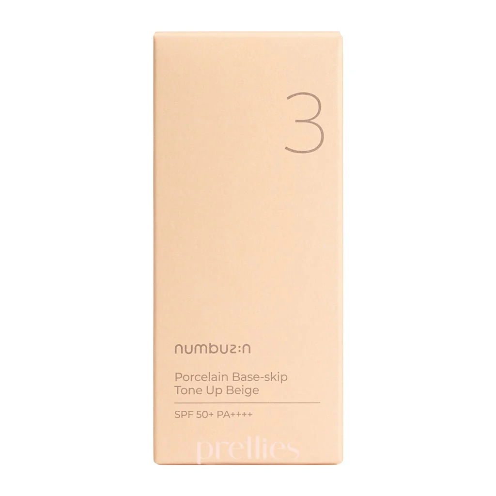 numbuzin No.3 Porcelain Base-Skip Tone Up Beige SPF50+PA++++ 50ml - Image 3