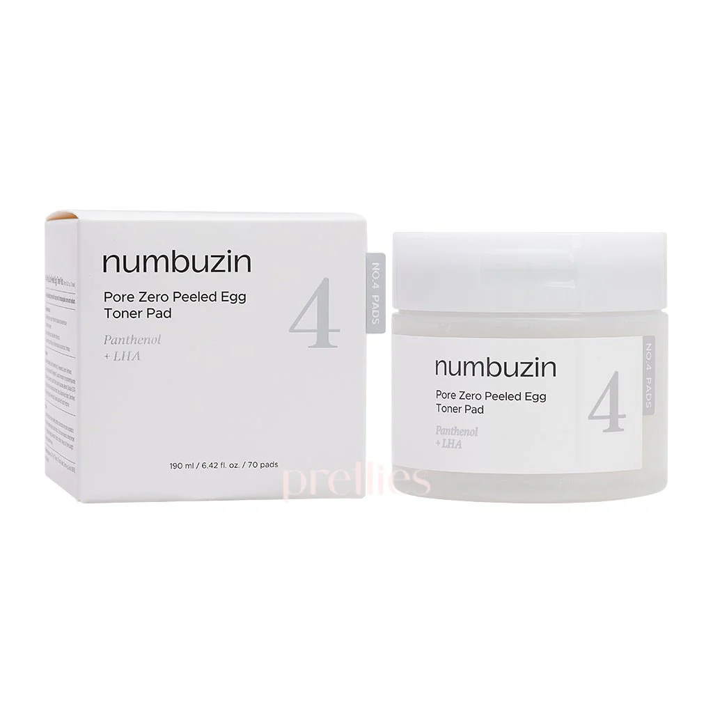 Numbuzin No.4 Pore Zero Peeled Egg Toner Pad (70pcs/box)
