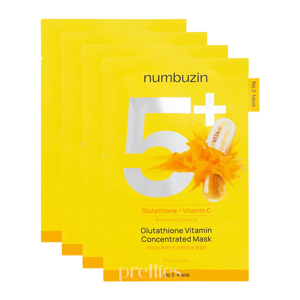 numbuzin No.5 Vitamin Spotlight Sheet Mask (4sheets/box)