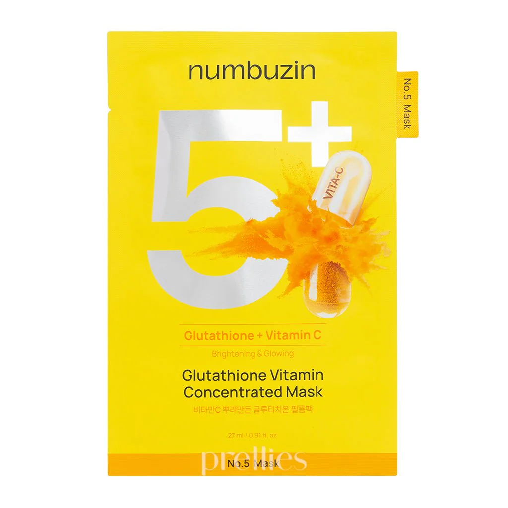 numbuzin No.5 Vitamin Spotlight Sheet Mask (4sheets/box) - Image 4