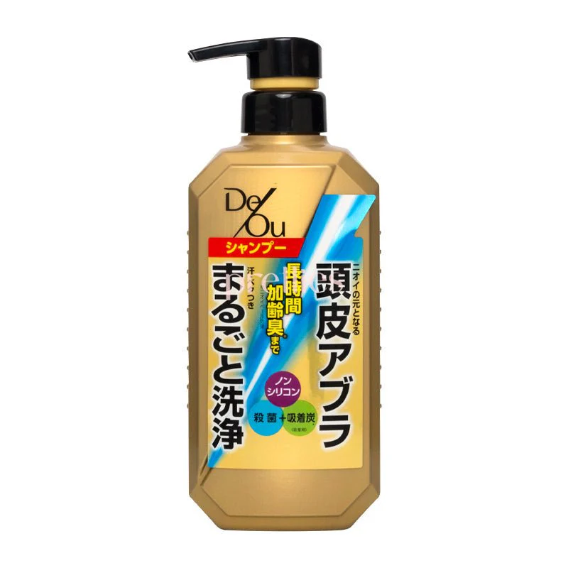 ROHTO DeOu Medicated Scalp Care Shampoo 400ml (Gold)