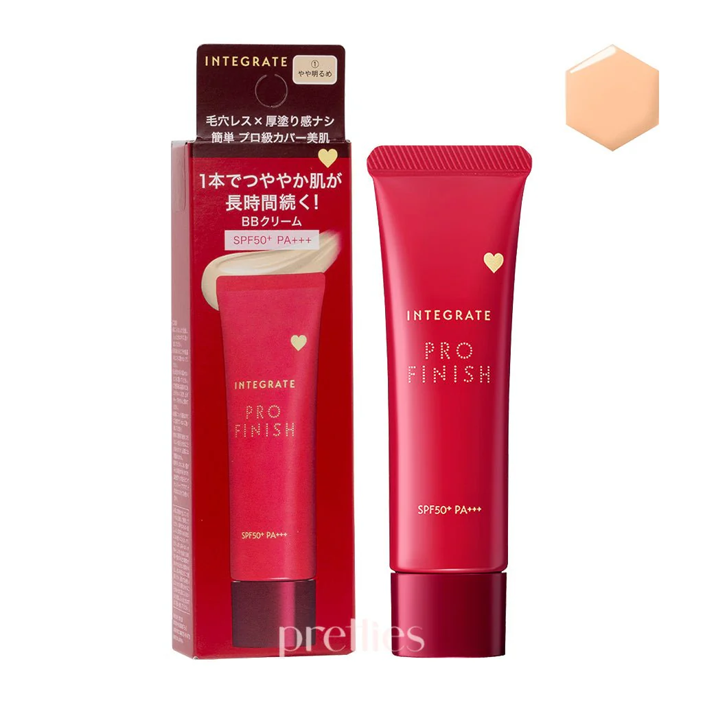 Shiseido INTEGRATE Pro Finish BB Cream SPF50+ PA+++ (#1 Bright Beige) 30g