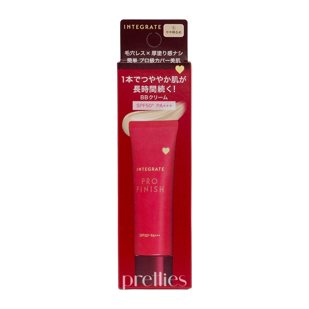 Shiseido INTEGRATE Pro Finish BB Cream SPF50+ PA+++ (#1 Bright Beige) 30g - Image 2