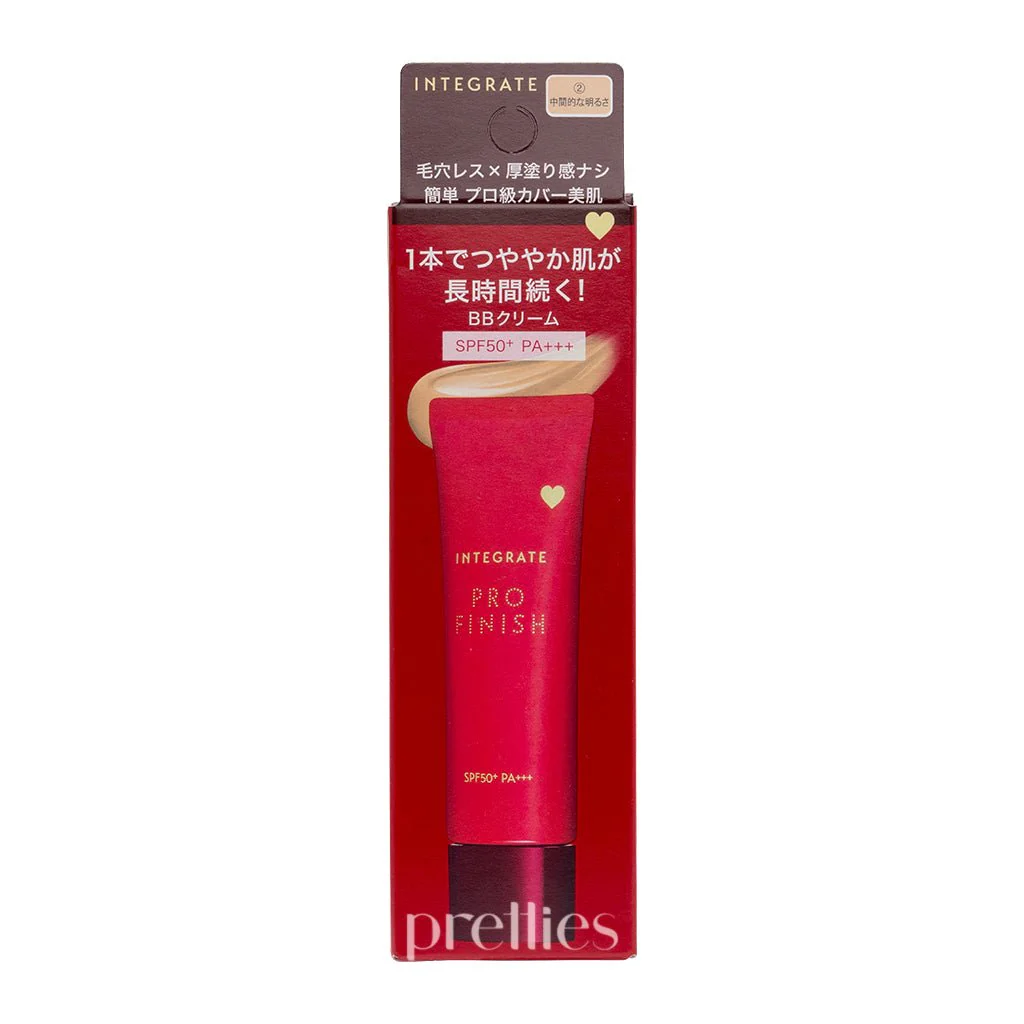 Shiseido INTEGRATE Pro Finish BB Cream SPF50+ PA+++ (#2 Natural Beige) 30g - Image 2