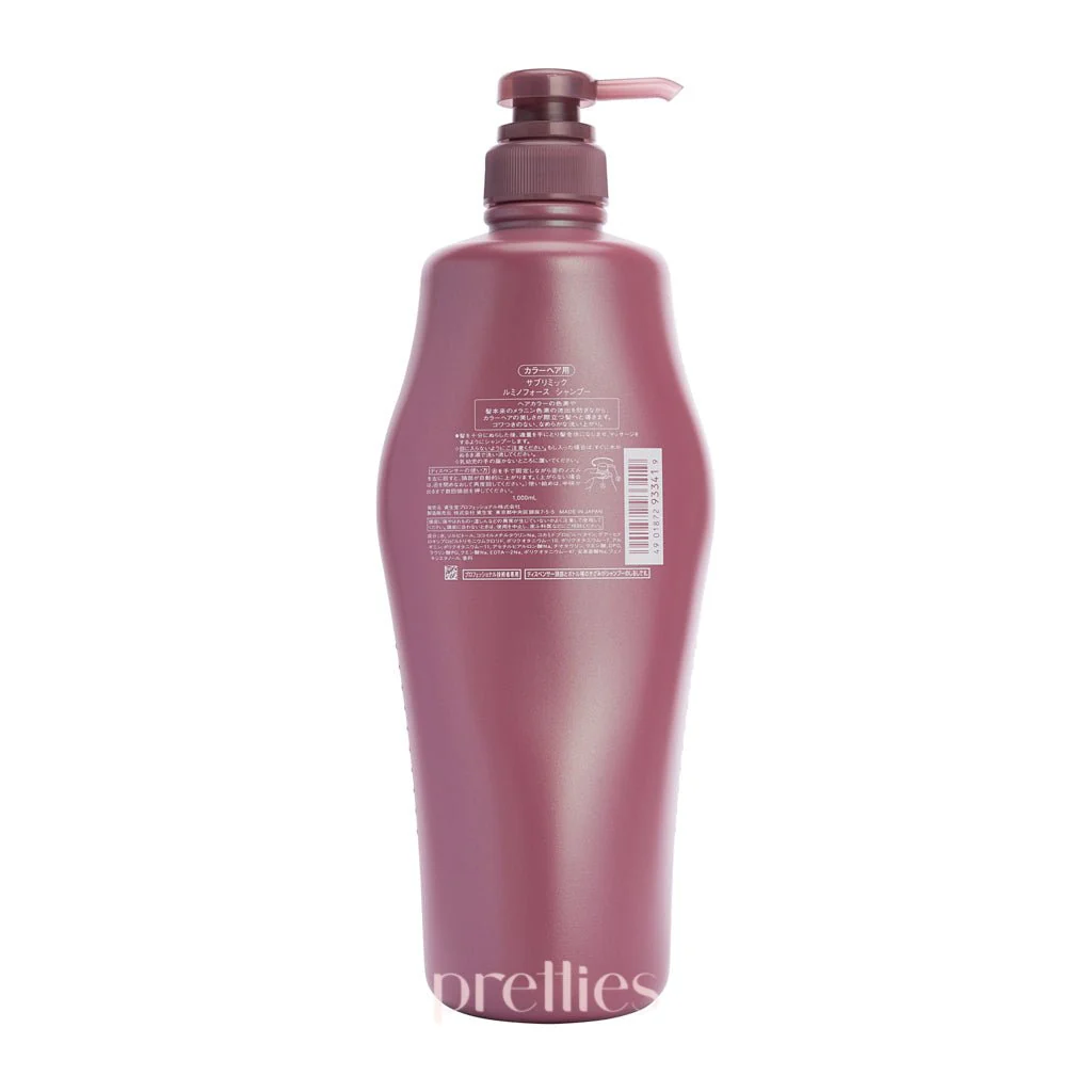 Shiseido SUBLIMIC Luminoforce Shampoo (Colored Hair - Purple) 1000ml - Image 2