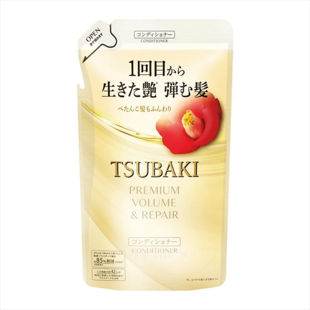 Shiseido TSUBAKI Premium Volume & Repair Conditioner (Refill) 300ml (Gold) (488114)