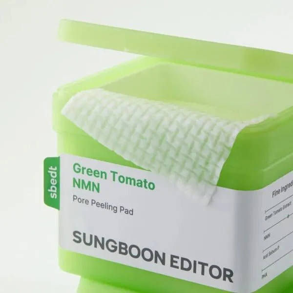 Sungboon Editor Green Tomato NMN Pore Peeling Pad 170ml (60pads) - Image 2