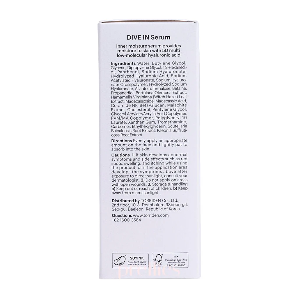 Torriden Dive In Low Molecular Hyaluronic Acid Serum 50ml - Image 5