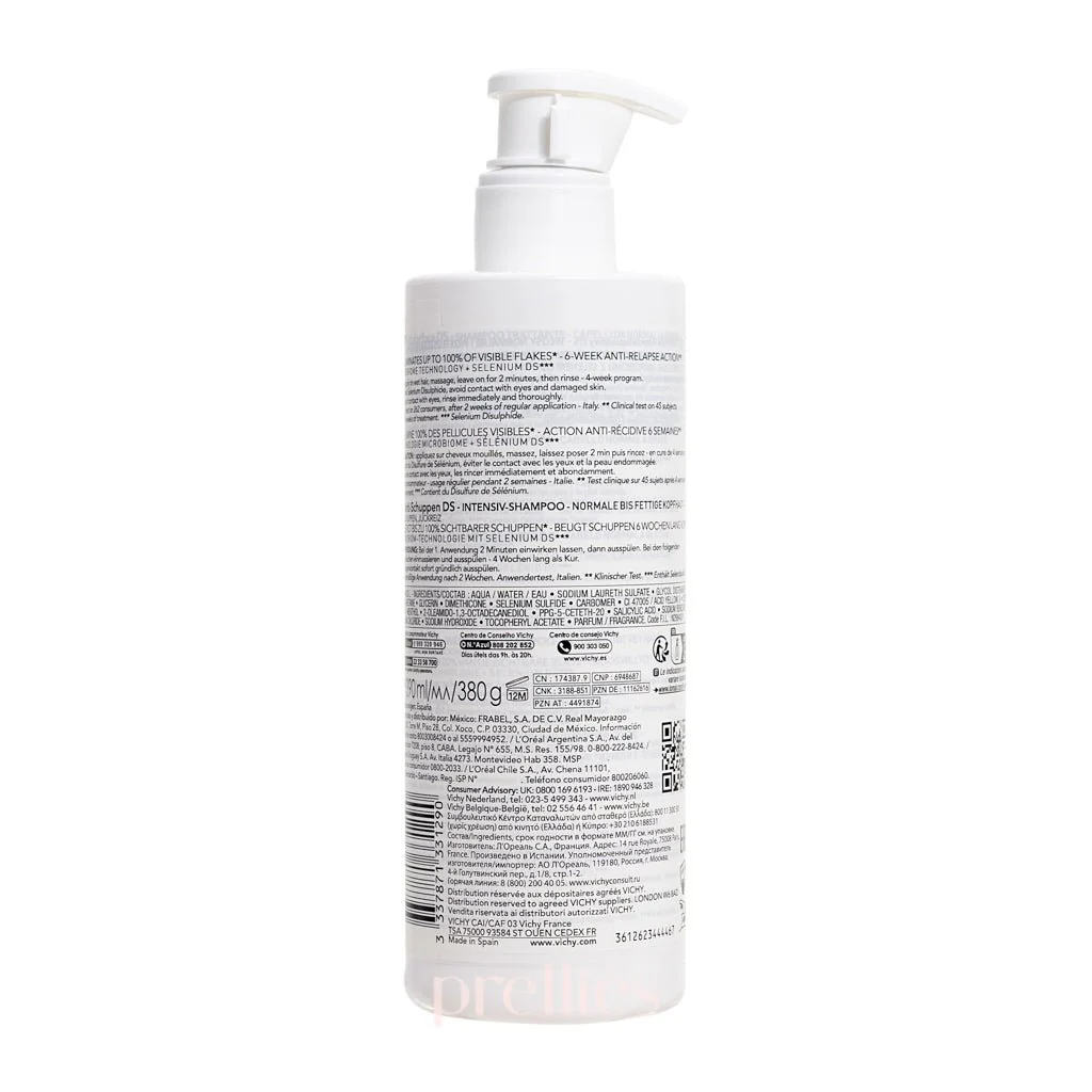 VICHY Dercos Anti-Dandruff Shampoo (Normal to oily hair) 390ml - Image 2