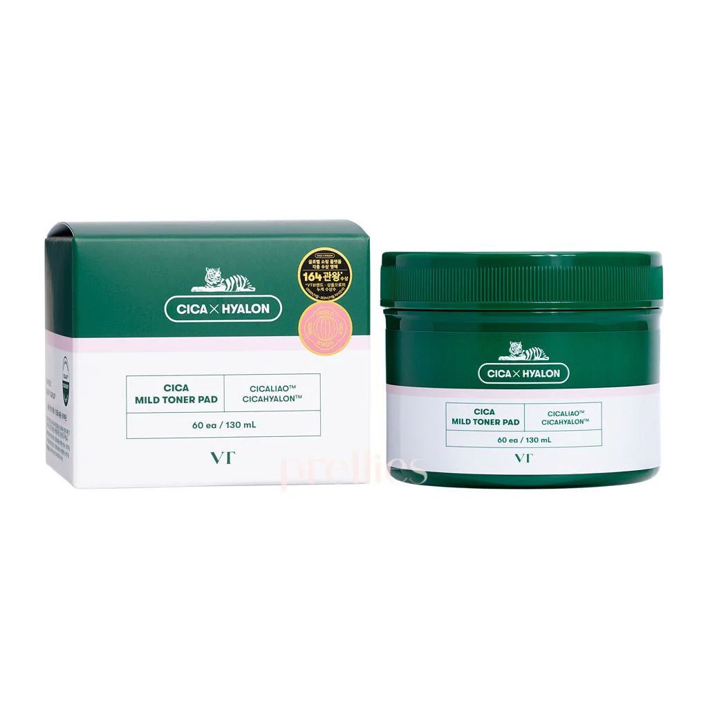 VT Cica Mild Toner Pad 60pcs/130g